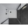 Mexen Pretoria Duo hinged shower cabin 80 x 80 cm, transparent, black + Flat tray - 852-080-080-70-02-4010B