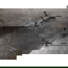 Mexen Lunar Duo hinged shower enclosure 120 x 70 cm, transparent, brushed gun gray - 834-120L-070P-66-00