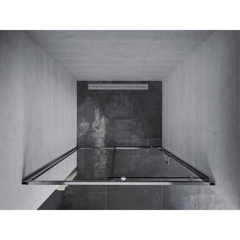 Mexen Apia sliding shower doors 90 cm, transparent, chrome - 845-090-000-01-00