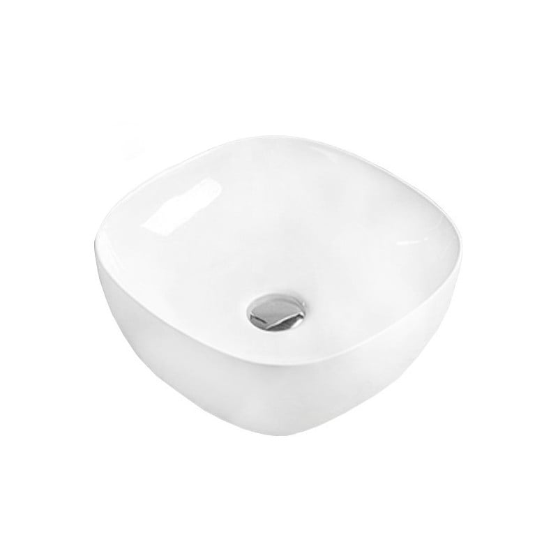 Mexen Sara countertop washbasin 37 x 37 cm, White - 21123700