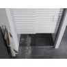 Mexen Apia sliding shower door 100 cm, Stripes, Chrome - 845-100-000-01-20