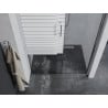 Mexen Apia sliding shower door 105 cm, Stripes, Chrome - 845-105-000-01-20