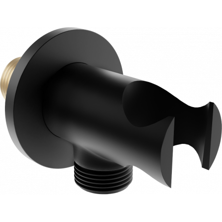 Mexen Kai angular connection, black - 79301-70