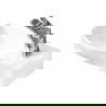 Mexen Hugo countertop washbasin left-hand 40 x 22 cm, White - 21254000L