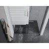 Mexen Apia sliding shower doors 140 cm, stripes, chrome - 845-140-000-01-20