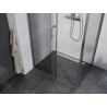 Mexen Apia extendable shower cubicle 90 x 70 cm, Transparent, Chrome - 840-090-070-01-00