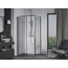 Mexen Apia extendable shower cubicle 90 x 70 cm, Transparent, Chrome - 840-090-070-01-00