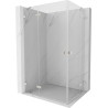 Mexen Lunar Duo Left Hinged Shower Cabin 95 x 90 cm, Transparent, Brushed Nickel - 834-095L-090P-97-00