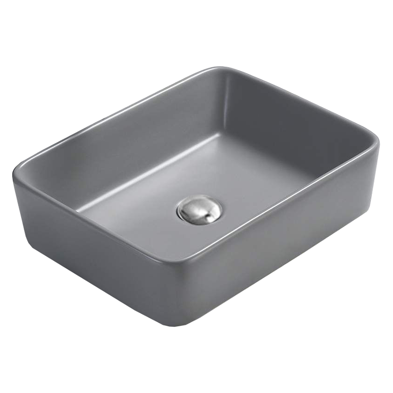 Mexen Catia countertop washbasin 48 x 37 cm, light gray matte - 21314861