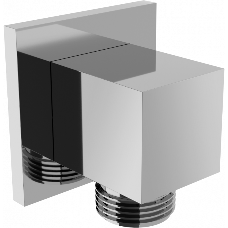 Mexen Cube angled connector, chrome - 79340-00