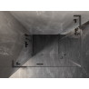 Mexen Lunar L Duo pivot shower enclosure left 110 x 95 cm, transparent, brushed gun gray - 834L-110L-095P-66-00