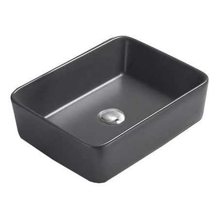 Mexen Catia countertop washbasin 48 x 37 cm, dark gray matte - 21314871