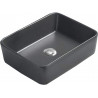 Mexen Catia countertop washbasin 48 x 37 cm, dark gray matte - 21314871
