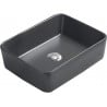 Mexen Catia countertop washbasin 48 x 37 cm, dark grey matte - 21314871