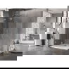 Mexen Lunar left hinged shower cabin 85 x 70 cm, transparent, chrome - 834-085-070-01-00-L