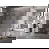 Mexen Lunar left hinged shower cabin 85 x 70 cm, transparent, chrome - 834-085-070-01-00-L