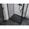 Mexen Apia sliding shower cabin 140 x 80 cm, transparent, black - 840-140-080-70-00