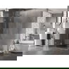 Mexen Lunar shower cabin hinged left 95 x 90 cm, transparent, chrome - 834-095-090-01-00-L
