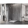 Mexen Lunar L Shower Cabin Left Hinged 90 x 90 cm, Transparent, Chrome - 834L-090-090-01-00-L