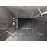Mexen Lunar Left Hinged Shower Enclosure 80 x 70 cm, Transparent, White - 834-080-070-20-00-L