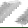Mexen Lunar L shower enclosure left hinged 95 x 80 cm, transparent, white - 834L-095-080-20-00-L