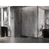 Mexen Lunar L shower enclosure left hinge 80 x 70 cm, transparent, rose gold - 834L-080-070-60-00-L