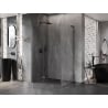 Mexen Lunar L shower enclosure hinged left 90 x 70 cm, transparent, gun metal - 834L-090-070-95-00-L