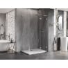 Mexen Lunar L right-hinged shower enclosure 80 x 70 cm, transparent, chrome - 834L-080-070-01-00-P
