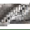 Mexen Lunar L right swinging shower cabin 85 x 70 cm, transparent, chrome - 834L-085-070-01-00-P