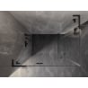 Mexen Lunar L Duo Left Hinged Shower Enclosure 120 x 80 cm, Transparent, Black - 834L-120L-080P-70-00