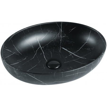 Mexen Orsola countertop sink 52 x 39 cm, black stone - 21365271