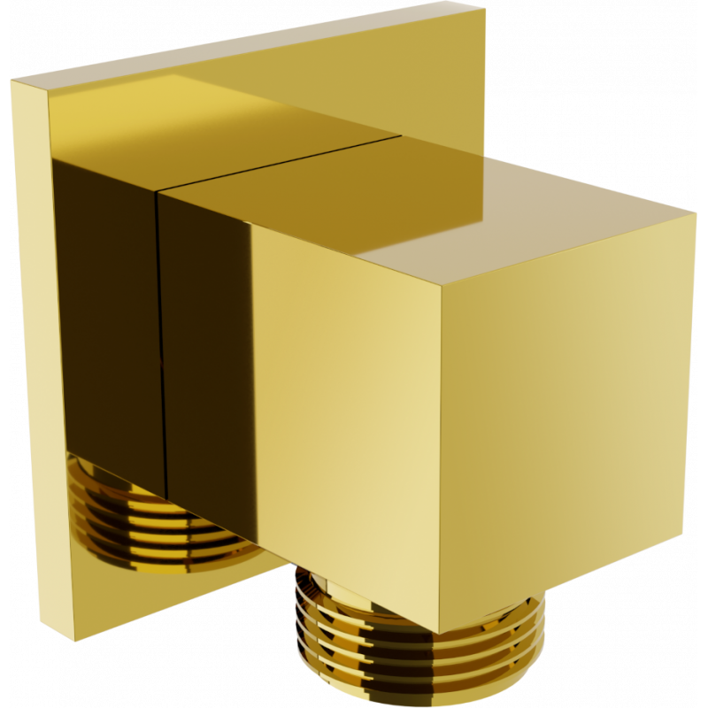 Mexen Cube angle connector, Gold - 79340-50