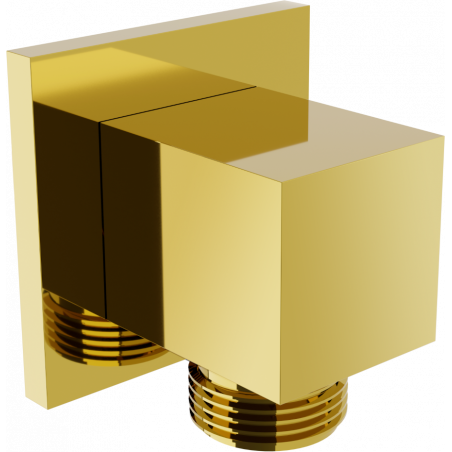 Mexen Cube angled connector, gold - 79340-50