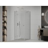 Mexen Roma pivot shower enclosure 70 x 70 cm, transparent, chrome - 854-070-070-01-00