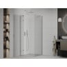 Mexen Roma swing shower cabin 80 x 80 cm, transparent, chrome - 854-080-080-01-00