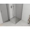 Mexen Roma swing shower cabin 80 x 80 cm, transparent, chrome - 854-080-080-01-00