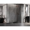 Mexen Lunar L shower enclosure right opening 95 x 90 cm, transparent, rose gold - 834L-095-090-60-00-P
