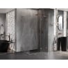 Mexen Lunar L Right-Hinged Shower Cabin 85 x 80 cm, Transparent, Brushed Copper - 834L-085-080-65-00-P