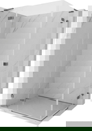 Mexen Lunar L Duo swing shower enclosure left 100 x 70 cm, transparent, gun metal - 834L-100L-070P-95-00