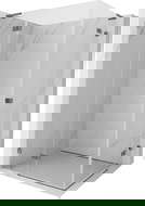 Mexen Lunar L Duo Left Hinged Shower Enclosure 110 x 85 cm, Transparent, Gun Metal - 834L-110L-085P-95-00