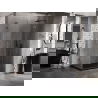 Mexen Lunar L right hinged shower cabin 95 x 70 cm, transparent, brushed gun gray - 834L-095-070-66-00-P