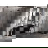 Mexen Lunar L Shower Cabin Right-Opening 90 x 90 cm, Transparent, Brushed Gun Gray - 834L-090-090-66-00-P