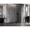 Mexen Lunar L Shower Cabin Right-Opening 90 x 90 cm, Transparent, Brushed Gun Gray - 834L-090-090-66-00-P