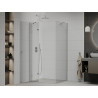 Mexen Roma pivot shower cabin 90 x 110 cm, transparent, chrome - 854-090-110-01-00