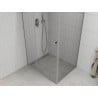 Mexen Roma pivot shower cabin 90 x 110 cm, transparent, chrome - 854-090-110-01-00