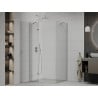 Mexen Roma swing shower cabin 95 x 90 cm, transparent, chrome - 854-095-090-01-00
