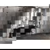 Mexen Lunar L right-hinged shower cabin 80 x 80 cm, transparent, black - 834L-080-080-70-00-P