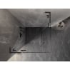 Mexen Lunar L Duo pivot shower enclosure 120 x 120 cm, transparent, gun metal - 834L-120L-120P-95-00