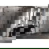 Mexen Lunar L right-hinged shower cabin 85 x 80 cm, transparent, black - 834L-085-080-70-00-P