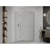 Mexen Roma swing shower cabin 105 x 70 cm, transparent, chrome - 854-105-070-01-00